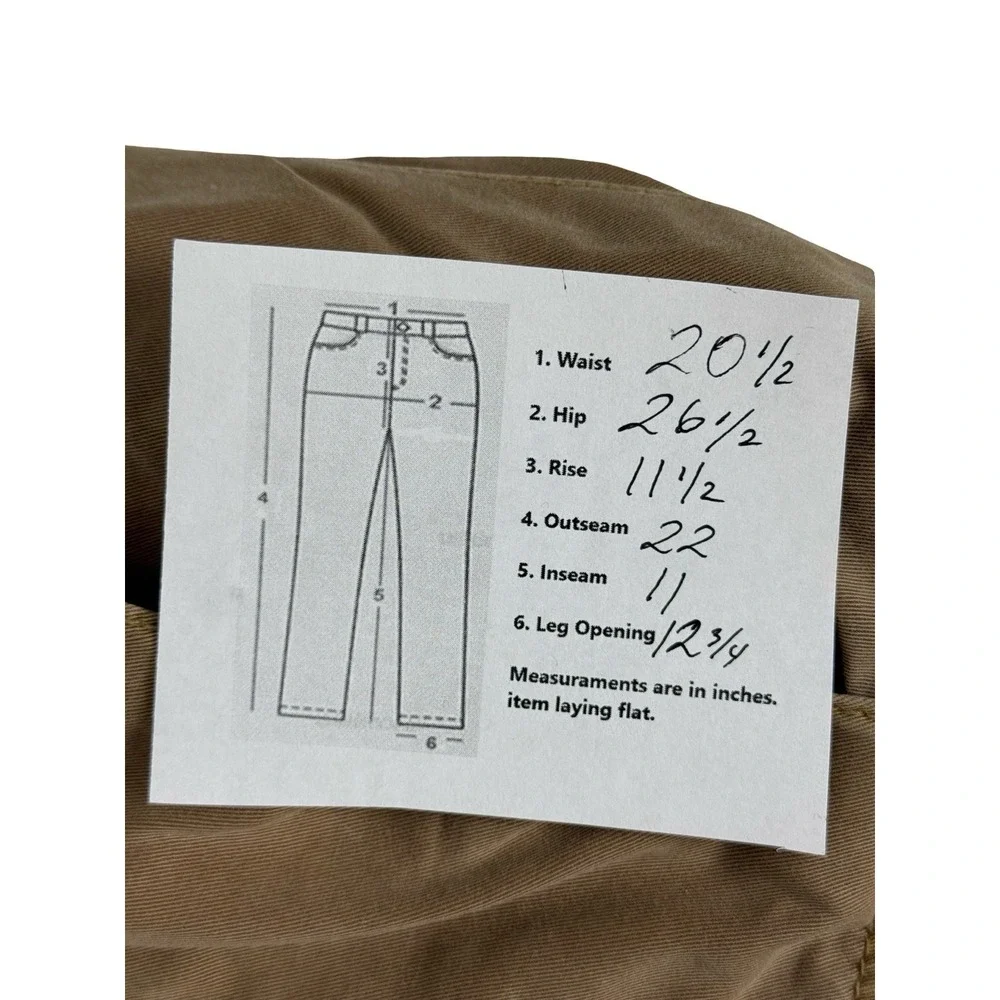 Polo Ralph Lauren Mens 38 Cargo Shorts Brown Distressed Rustic Vintage Cotton